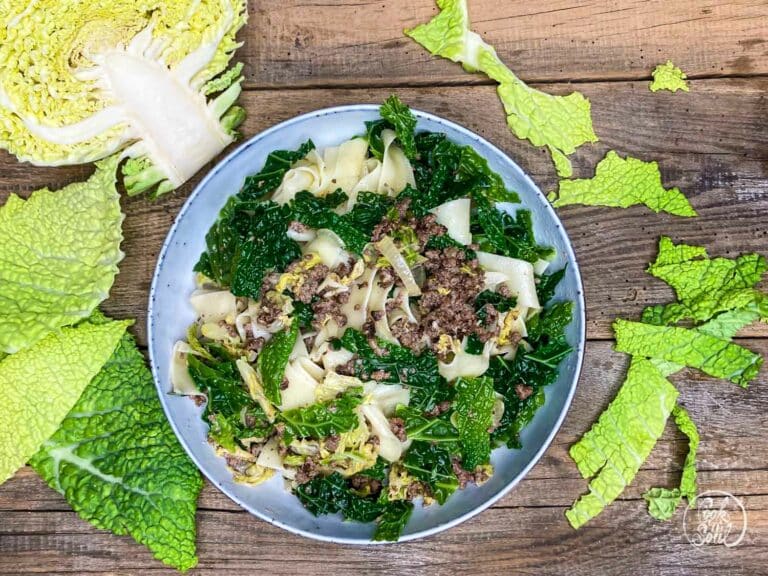 Wirsing Hackfleisch Pfanne Mit Bandnudeln Cooknsoul De