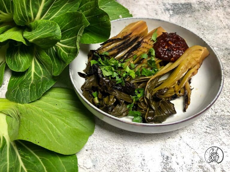 Marinierter Pak Choi vom Grill, gesund &amp; Lecker | cooknsoul.de