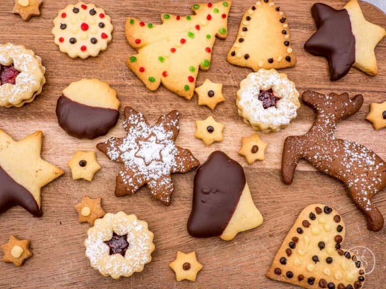 Weihnachtsplätzchen 🎅🏻 mit Walnuss und Marzipan Weihnachtsbäckerei