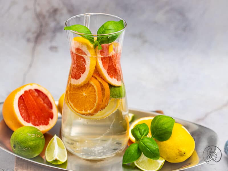 Zitrus Wasser Detox Rezept