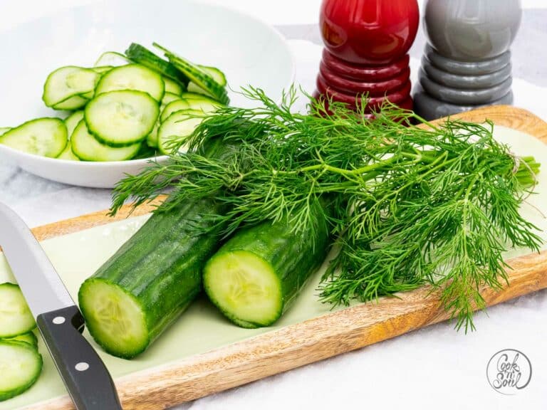 Gurkensalat mit Dill, frisches Salat Rezept | cooknsoul.de