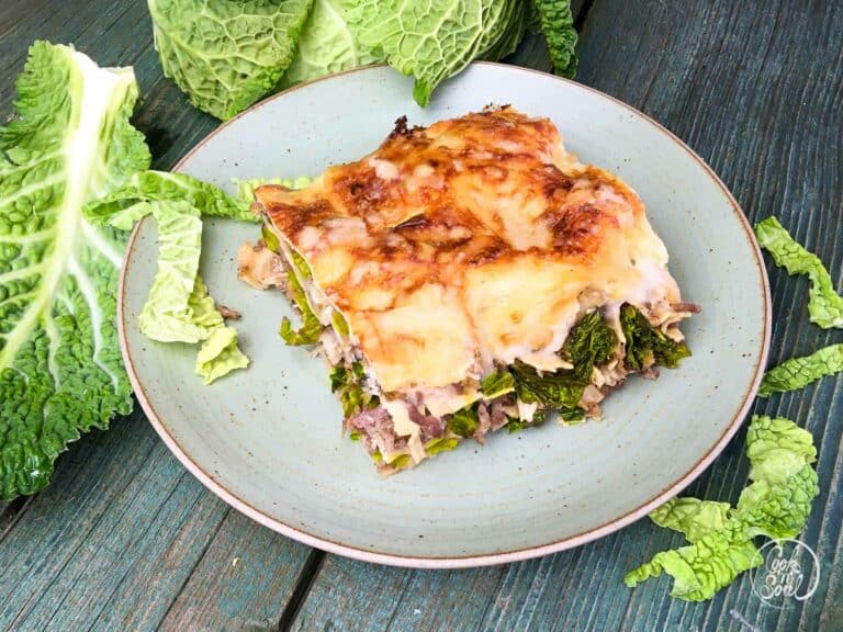 Wirsing Lasagne vegetarisch oder vegan | cooknsoul.de