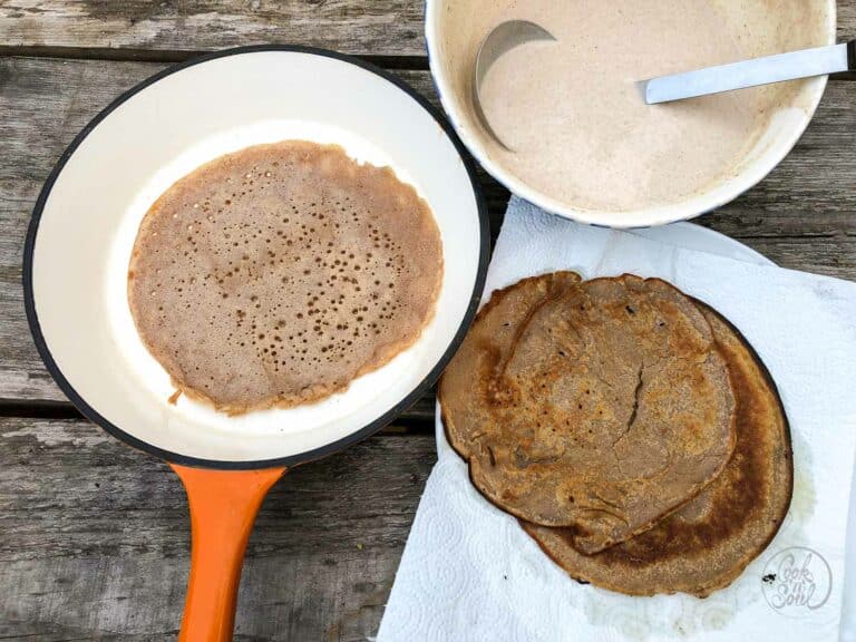 Buchweizenpfannkuchen ohne Ei (glutenfrei) | cooknsoul.de