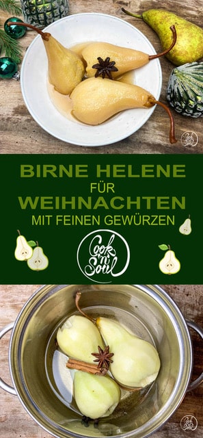 Birne Helene mit Zimt und Sternanis | cooknsoul.de